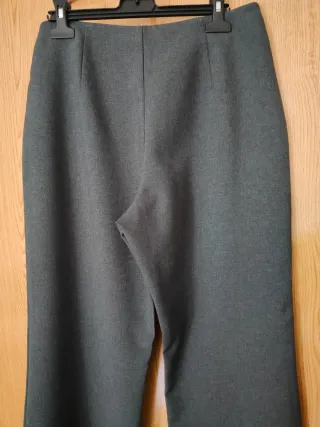 Chaqueta de traje gris mujer, talla 42 pequeña