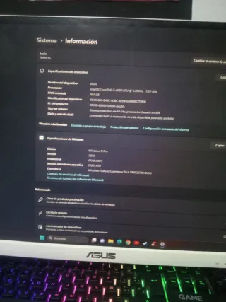 Ordenador Gaming ASUS Completo