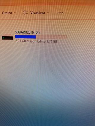 Chiavetta USB Subaru