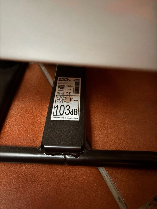 Bomba de agua Stihl WP 600 (sin usar)