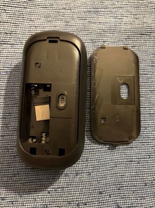 Mouse USB wireless Nero