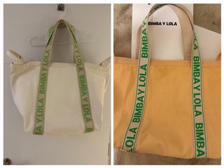 Lote bolsos lona de Bimba y Lola