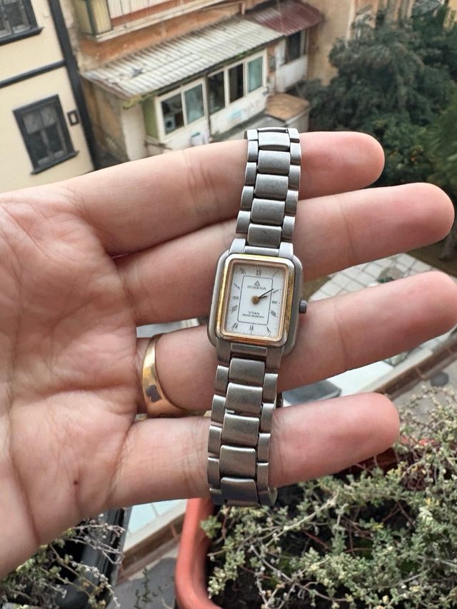 Orologio DUGENA Tank Vintage Oro Argento