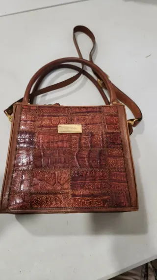 Lote grande bolsos y piel vintage