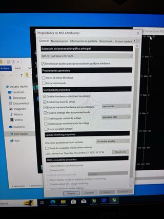 Portátil MSI gaming o diseño.
