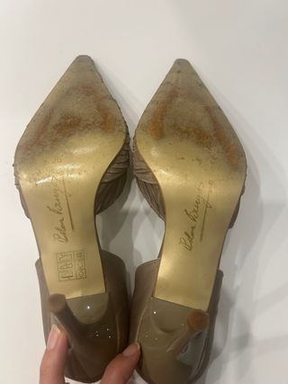 Zapatos de salón Pilar Burgos Beige/Marrón