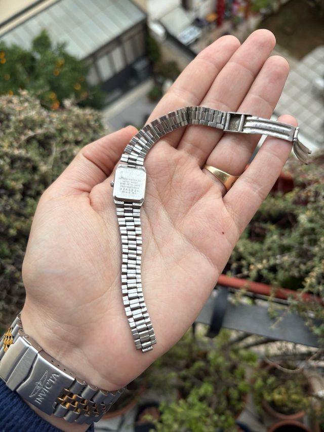 Orologio Citizen Tank Vintage Argento Nero