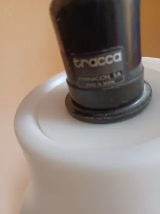 Lámpara de pie moderna negra y blanca