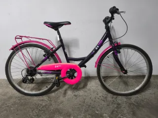 Bicicleta Morada y Rosa Niña 24"