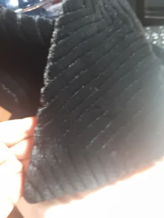 Bufanda terciopelo negro El Corte Inglés