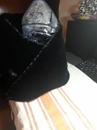 Bufanda terciopelo negro El Corte Inglés