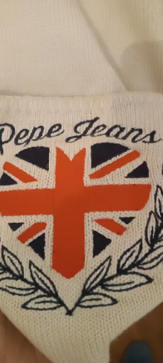 Bufanda Pepe Jeans Beige con Bolsillos