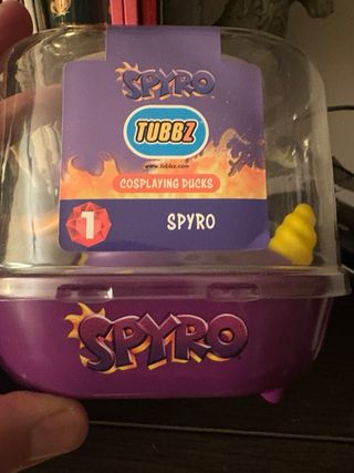 Tubbz Spyro The dragon  Pato de Goma DESCATALOGADO