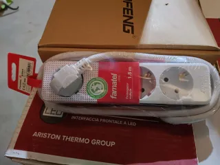 Regleta 4 enchufes blanca