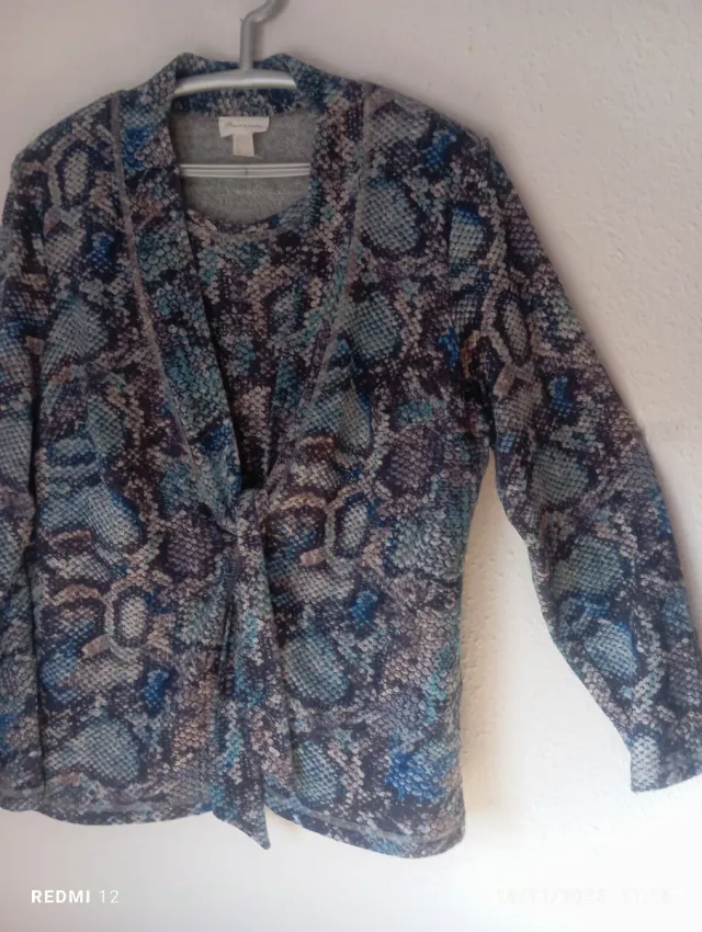 Conjunto 2 en 1 estampado serpiente