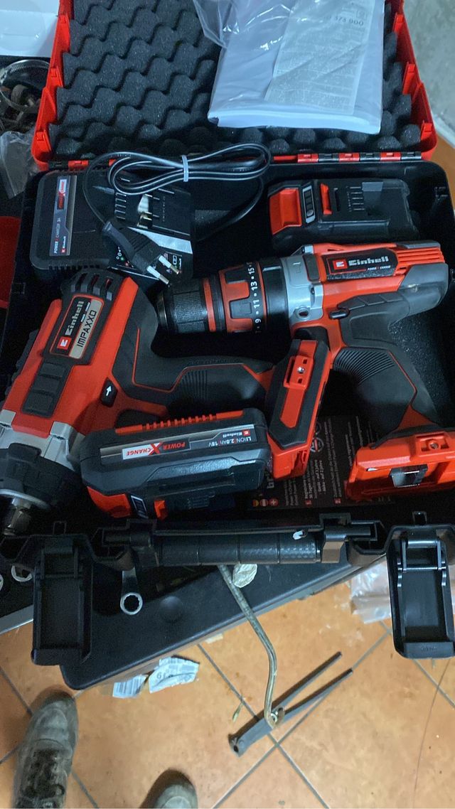 Taladro y pistola impacto Einhell