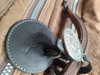 Maletín Kipling Beige/Marrón Impermeable