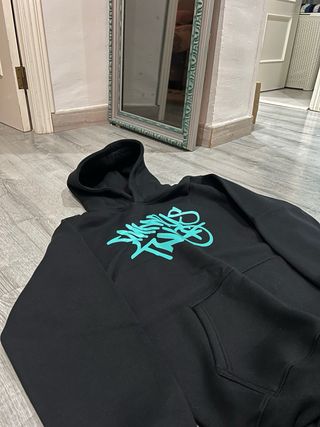 Conjunto Minus-Two Negro y Turquesa