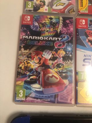 Nintendo Switch Azul/Amarillo + 10 juegos