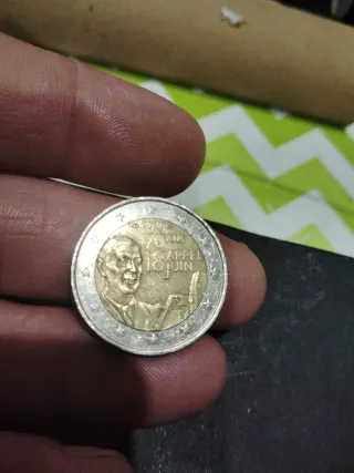 Moneda 2 Euros Conmemorativa 70 Años