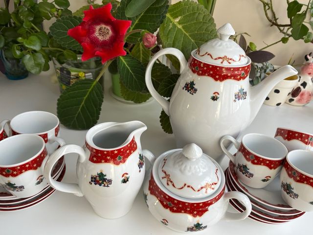 Juego de café porcelana 12 personas