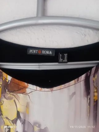 Blusa Punt Roma Talla L Estampado Floral