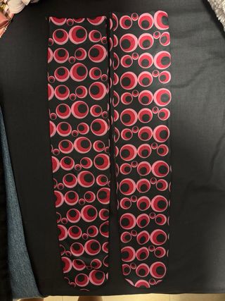 Falda corta estampada círculos