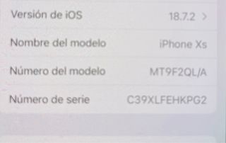 iPhone XS 64 GB Plata