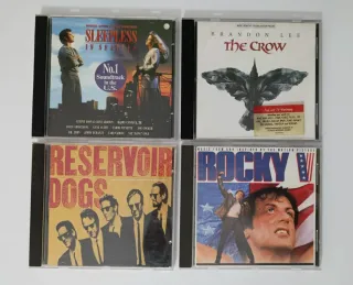 Lote de 4 CDs Bandas Sonoras Originales