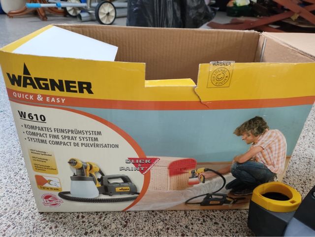 Wagner pulverizador W610 con 2 depósitos