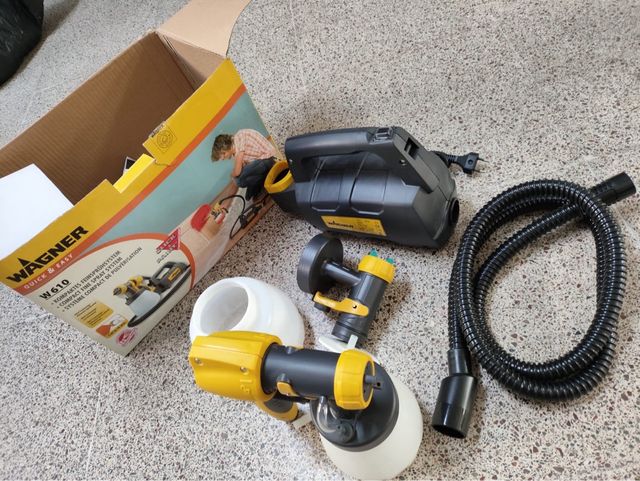 Wagner pulverizador W610 con 2 depósitos