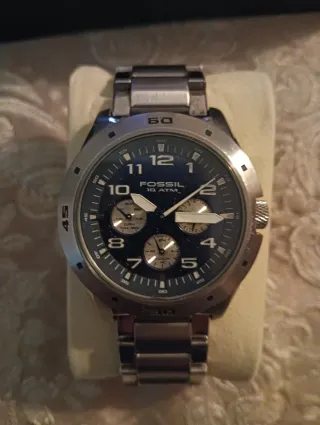 Orologio Fossil Uomo Quarzo Blu Argento