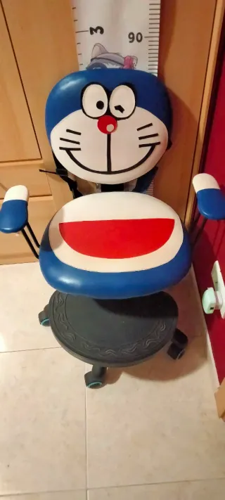 Silla Escritorio Infantil Doraemon Azul