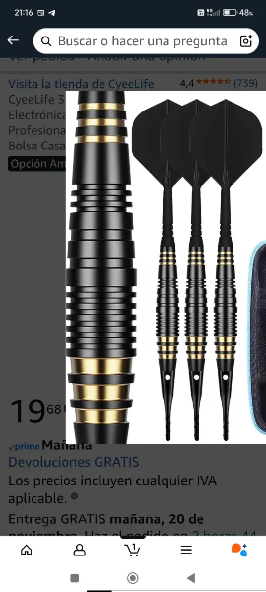 Dardos profesionales CyeeLife