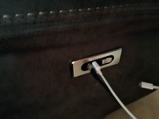 Sofá 3 plazas gris antracita abatible