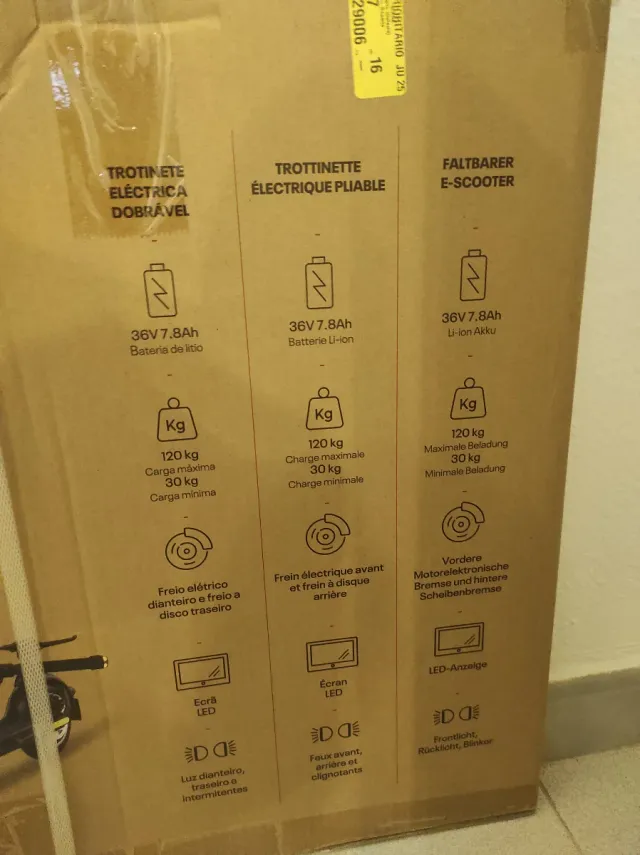 Patinete Eléctrico Reebok Urban