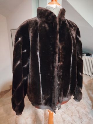 Chaquetón Mouton Piel Natural Talla 40/42