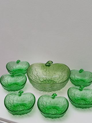 Set 7 Coppette Macedonia Vintage Vetro