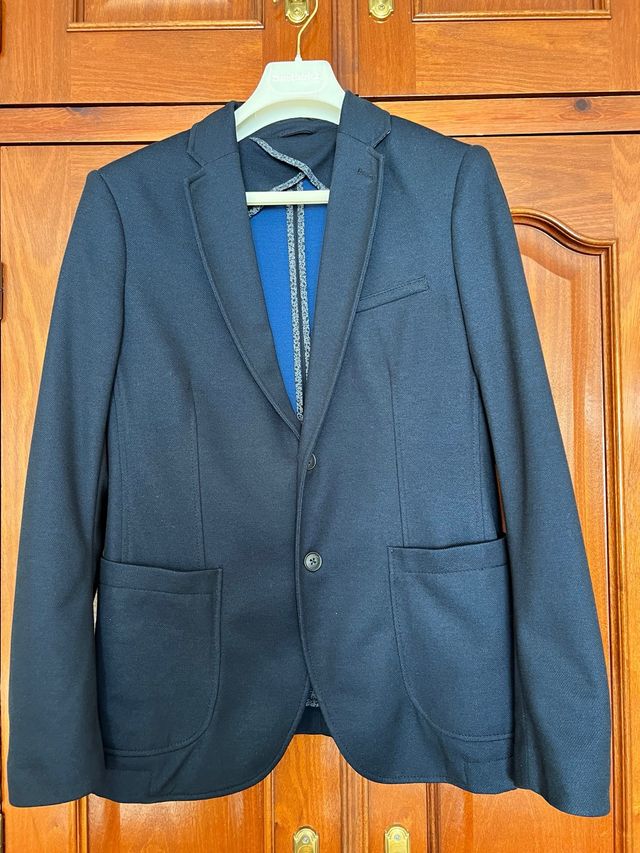 Chaqueta casual azul