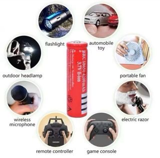 6 Baterías 18650 Li-ion 4200mAh Recargables