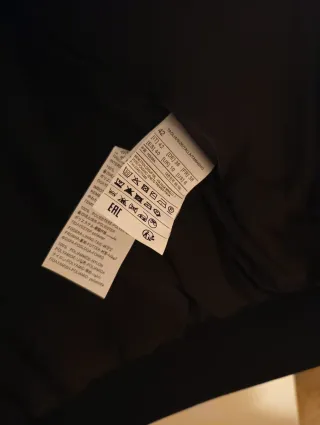 Bomber Sisley Blu Navy/Nero Nuovo con Cartellino