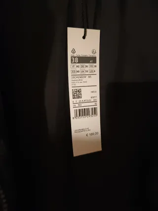 Bomber Sisley Blu Navy/Nero Nuovo con Cartellino