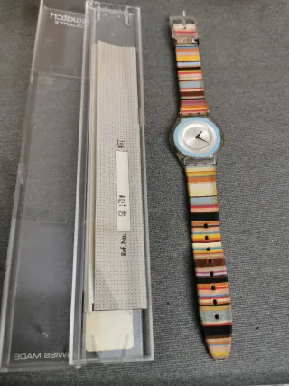 Swatch Skin 2001 Vintage Correa Tela Multicolor