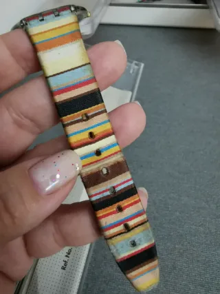 Swatch Skin 2001 Vintage Correa Tela Multicolor