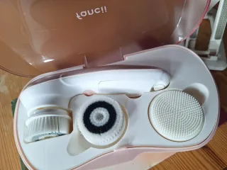 Limpiador Facial Touc!! Rosa y Blanco