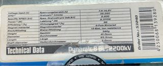 Combo LRP iX8 Dynamic 8 2200KV