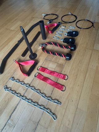 Kit Poleas Gimnasio Accesorios Fitness