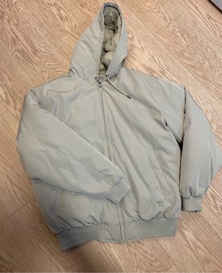 Chaqueta Zara Bomber Oversize Beige Talla S