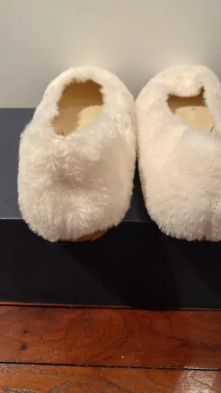 Bailarinas Zara Beige/Blanco