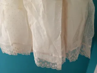 Vestido Comunión Blanco Talla 10-12